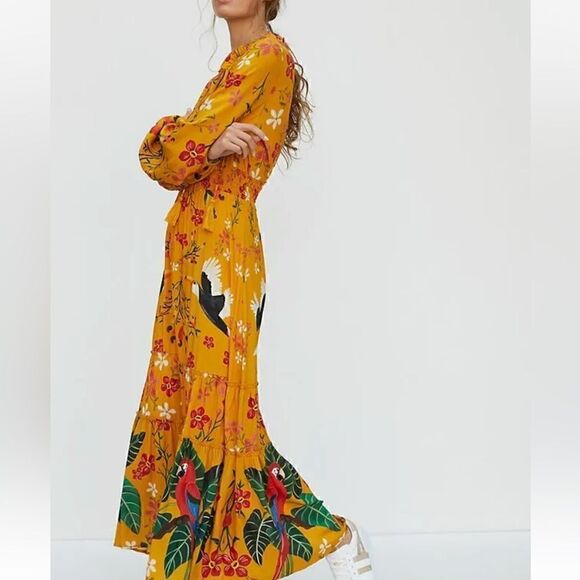 Farm Rio Cristy maxi dress HARD TO FIND - Picture 5 of 6